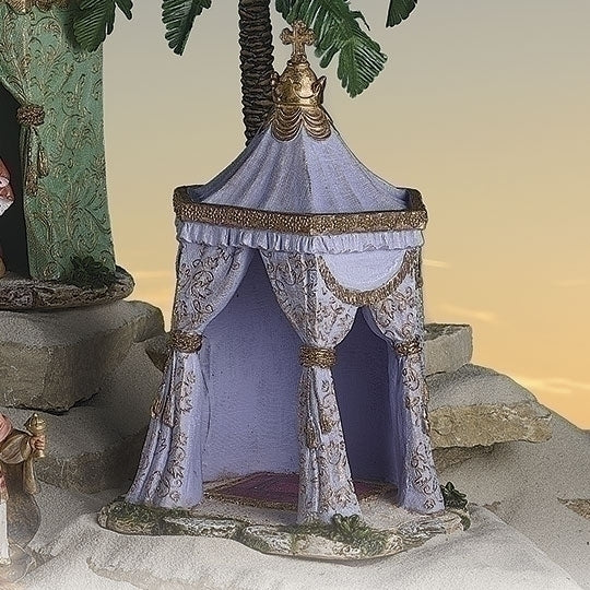 PURPLE Gaspar King's Tent - Fontanini® 5" Collection - 2025 PREORDER, SHIPS 7/25