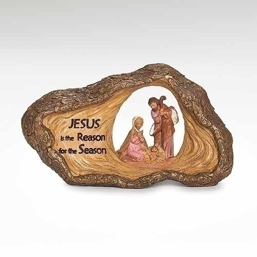 JESUS IS THE REASON FOR THE SEASON Sculpture - Fontanini® Gift Collection