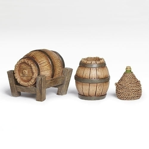 3 Piece Winery and Vineyard Barrel Accessories - Fontanini® 5" Collection