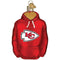 KANSAS CITY CHIEFS Old World Christmas Hoodie Licensed Ornament - SPECIAL PURCHASE