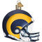 LA RAMS Old World Christmas Helmet Licensed Ornament - SPECIAL PURCHASE