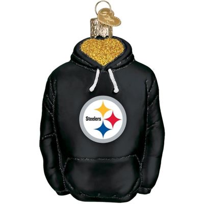 PITTSBURGH STEELERS Old World Christmas Hoodie Licensed Ornament - SPECIAL PURCHASE